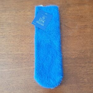 TRUE BLUE SPA shea-infused lounge socks